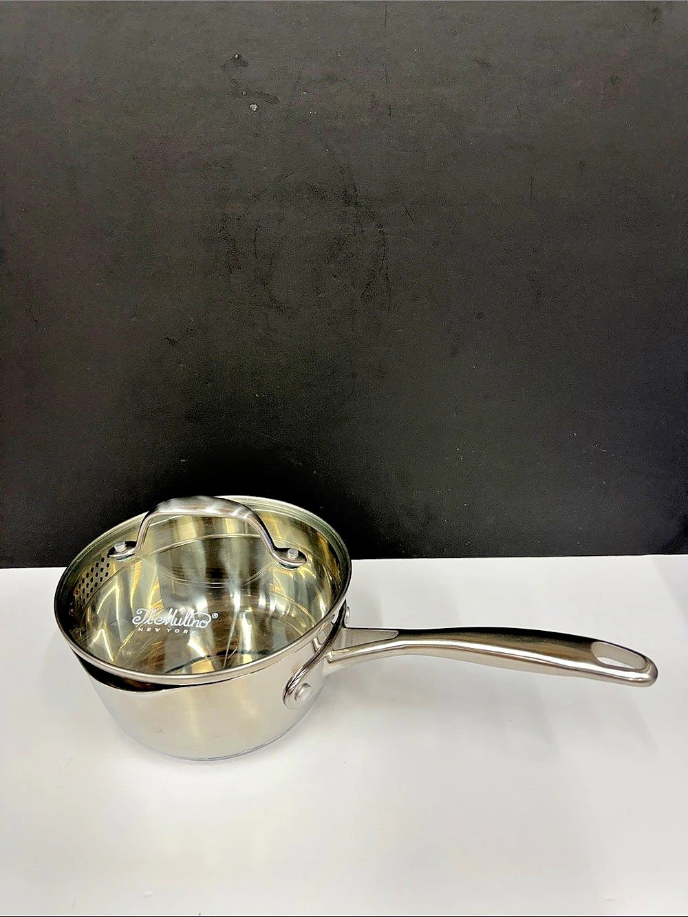 Il Mulino New York Stainless Steel Saucepan w/ Glass Strainer Lid